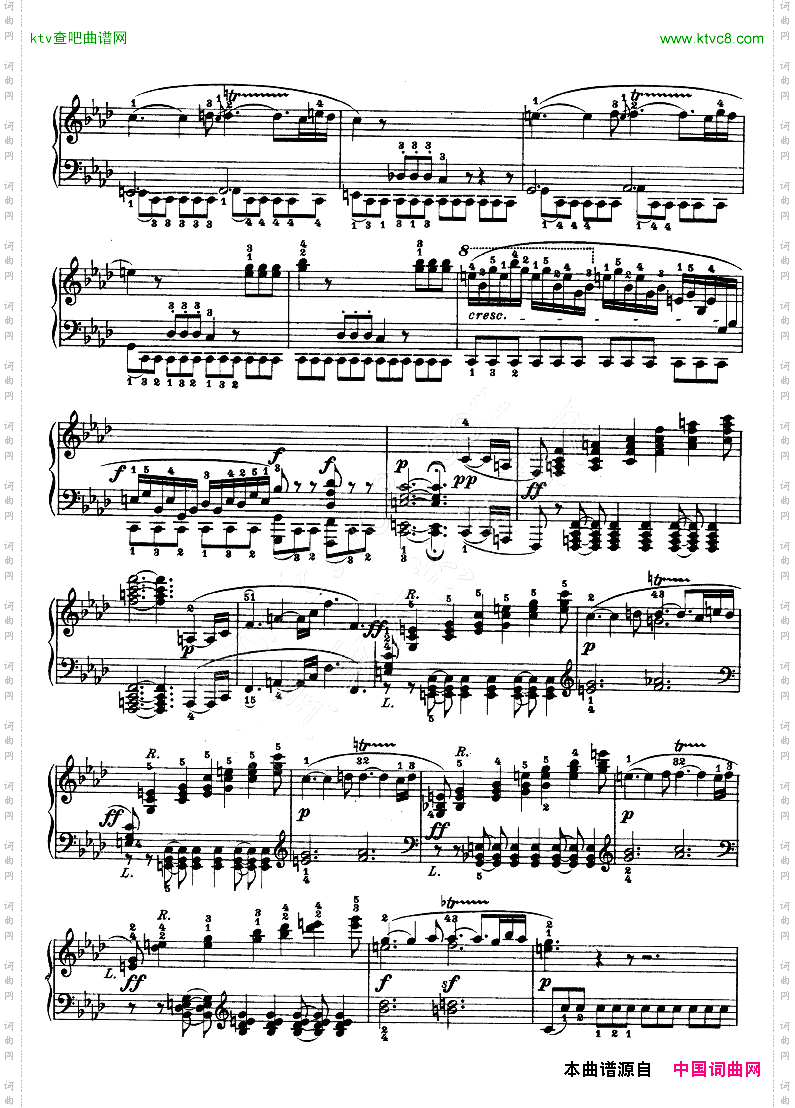 热情奏鸣曲-作品57号第二十三钢琴奏鸣曲