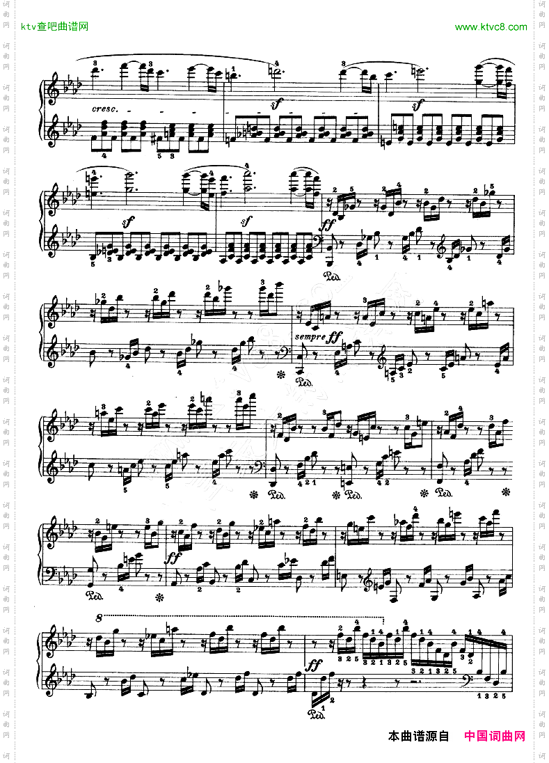 热情奏鸣曲-作品57号第二十三钢琴奏鸣曲