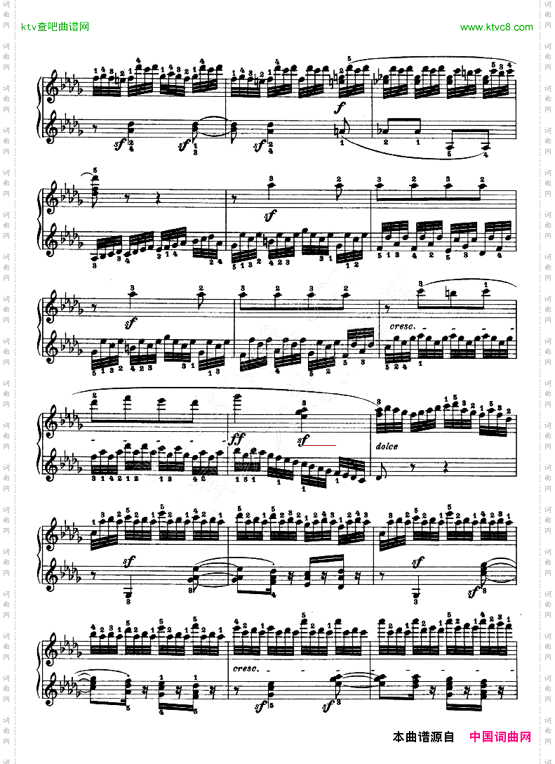 热情奏鸣曲-作品57号第二十三钢琴奏鸣曲