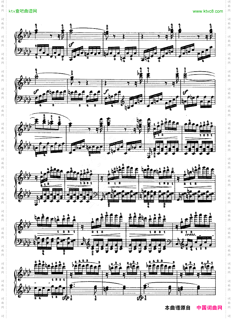 热情奏鸣曲-作品57号第二十三钢琴奏鸣曲