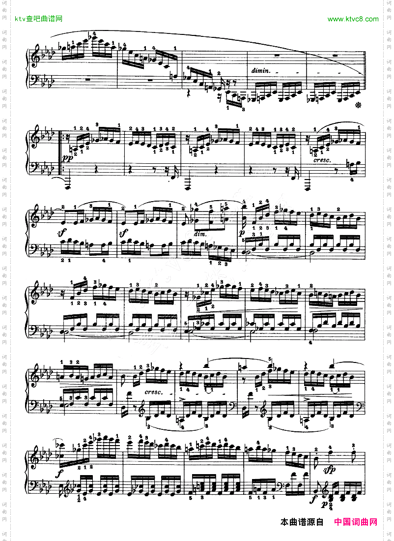 热情奏鸣曲-作品57号第二十三钢琴奏鸣曲