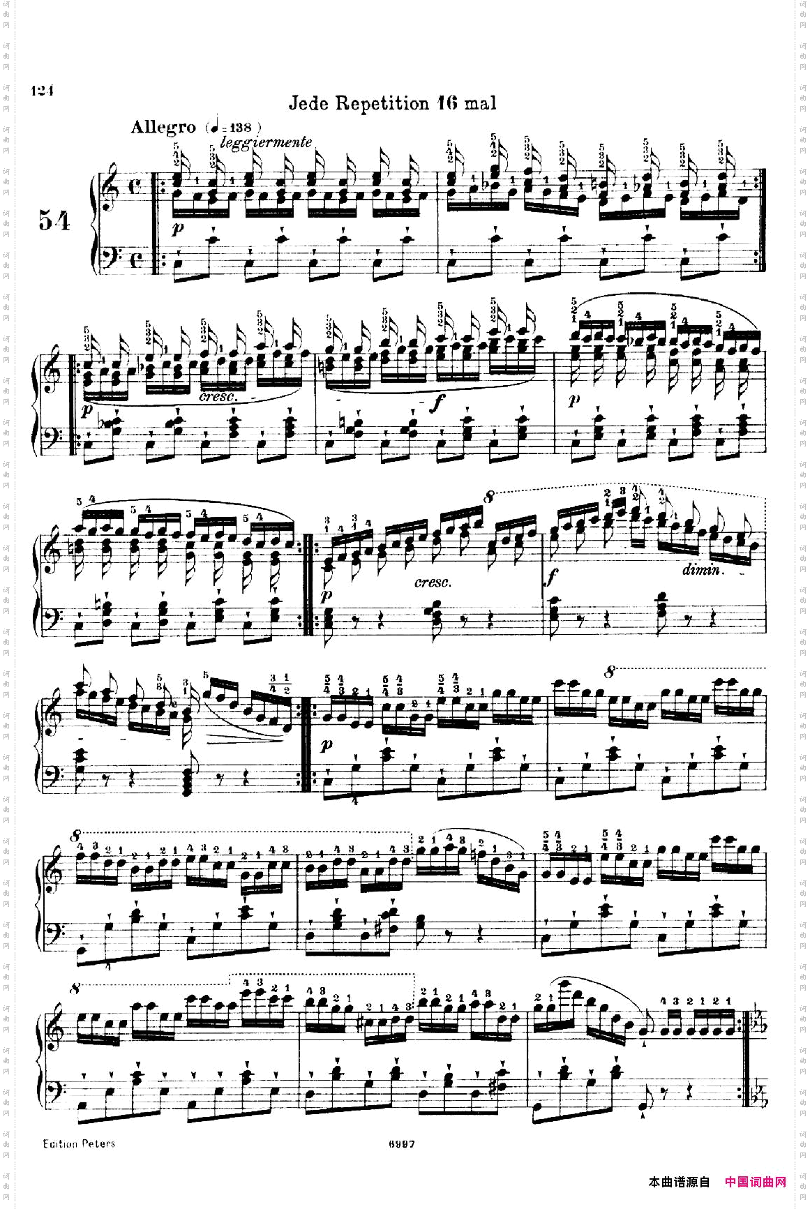 SchooloftheVirtuosoOp.36560首钢琴高级练习曲·54_School of the Virtuoso Op.36560首钢琴高级练习曲·54