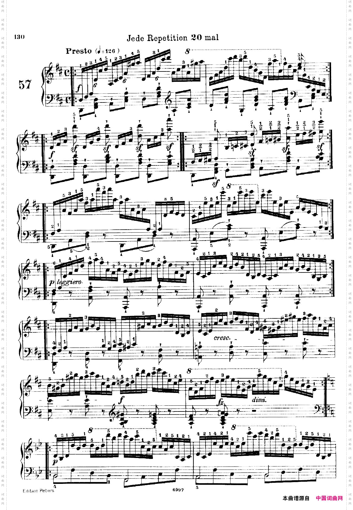 SchooloftheVirtuosoOp.36560首钢琴高级练习曲·57_School of the Virtuoso Op.36560首钢琴高级练习曲·57