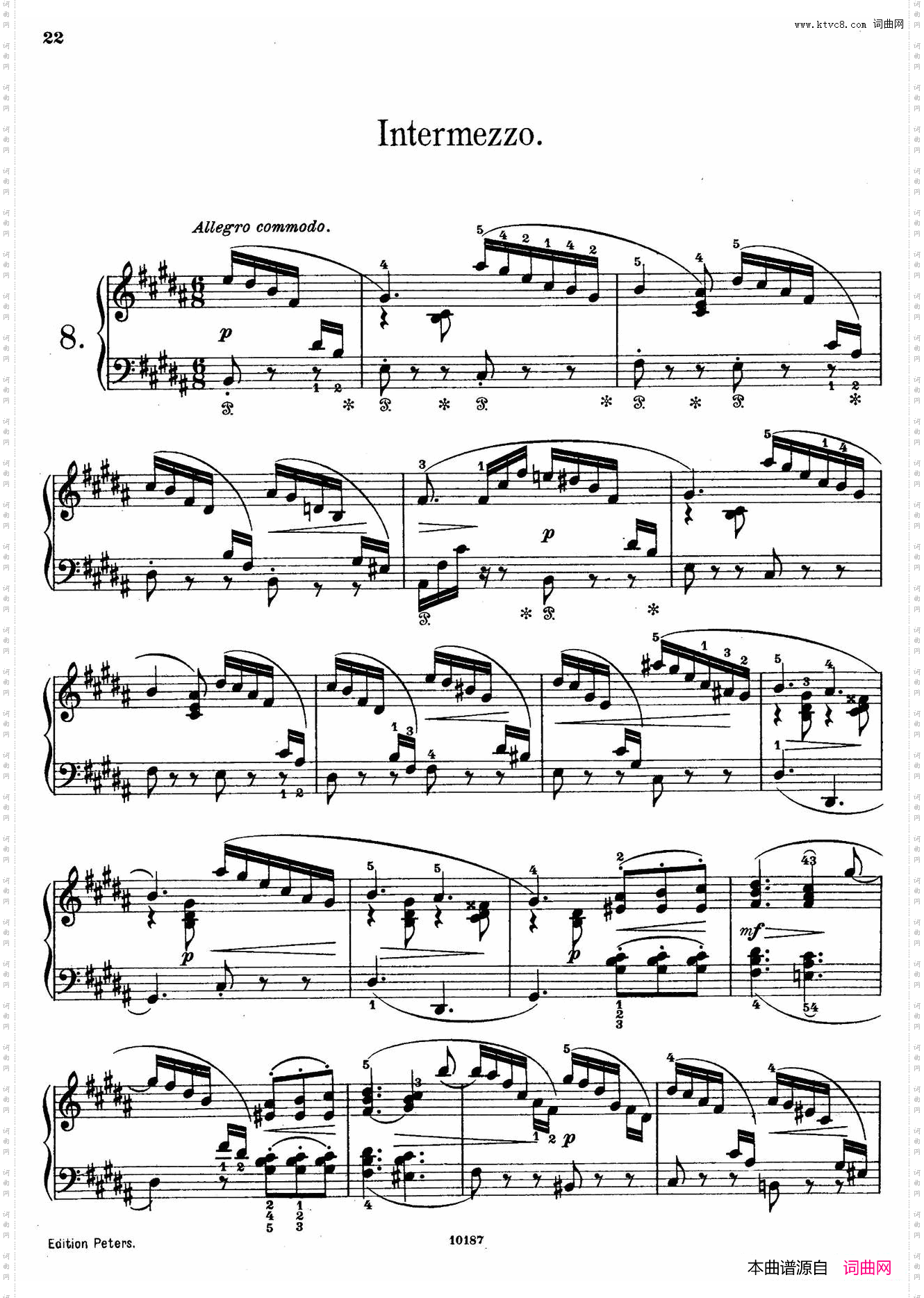 AkvarellerOp.19水彩画8.间奏曲_Akvareller Op.19水彩画 8. 间奏曲
