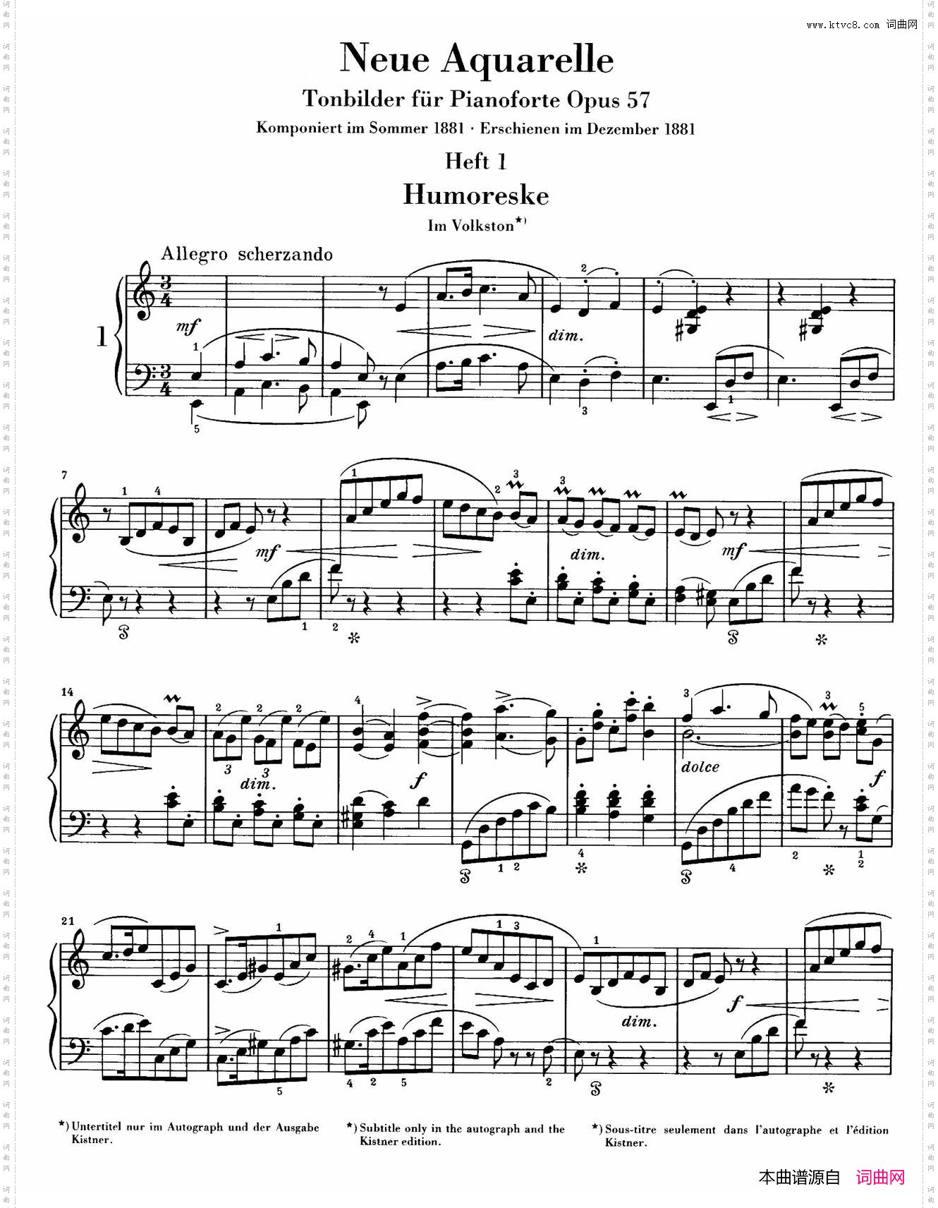 NeueAquarelleOp.57新水彩画·1.幽默曲_Neue Aquarelle Op.57新水彩画·1. 幽默曲