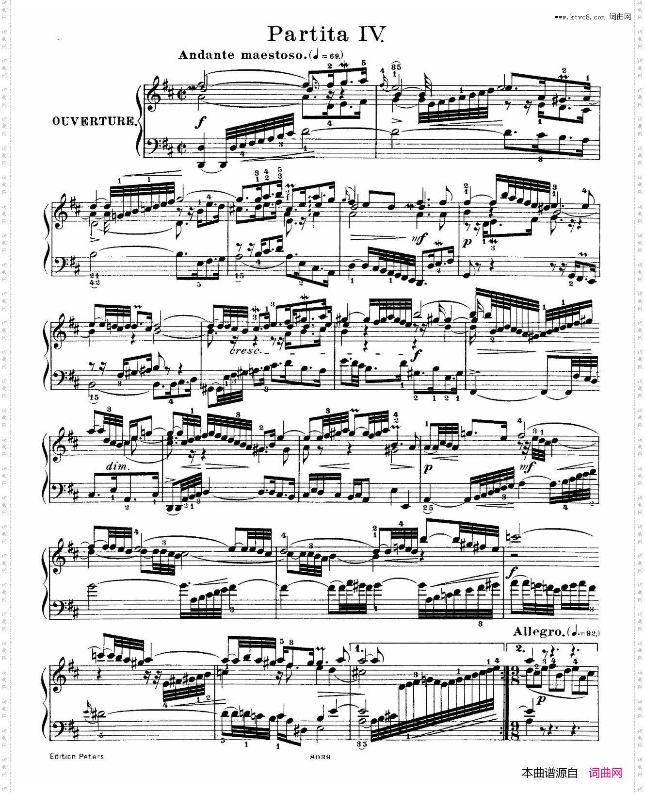 SixPartitasBWV825-8306首帕蒂塔·4_Six Partitas BWV 825-8306首帕蒂塔·4