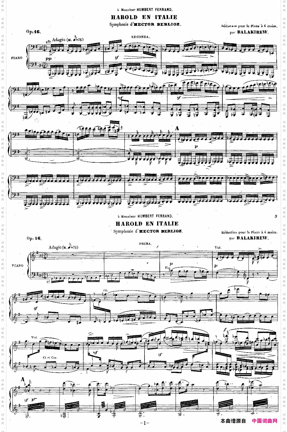 HaroldenItalieOp.16-4Hands哈罗尔德在意大利·四手联弹P1——10_Harold en Italie Op.16 - 4 Hands哈罗尔德在意大利·四手联弹P1——10