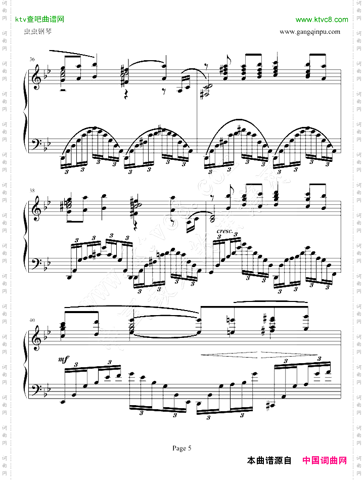 RachmaninoffG小调前奏曲.op.23No.5