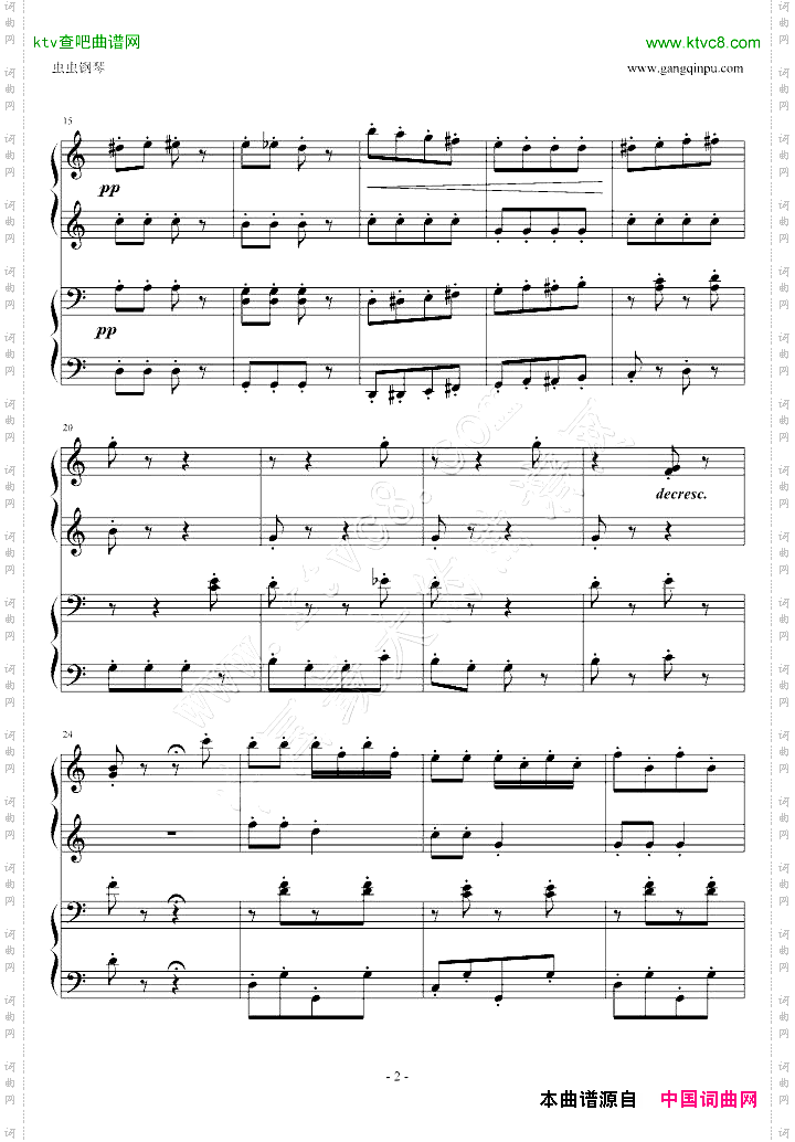 拨奏波尔卡舞曲四手联弹