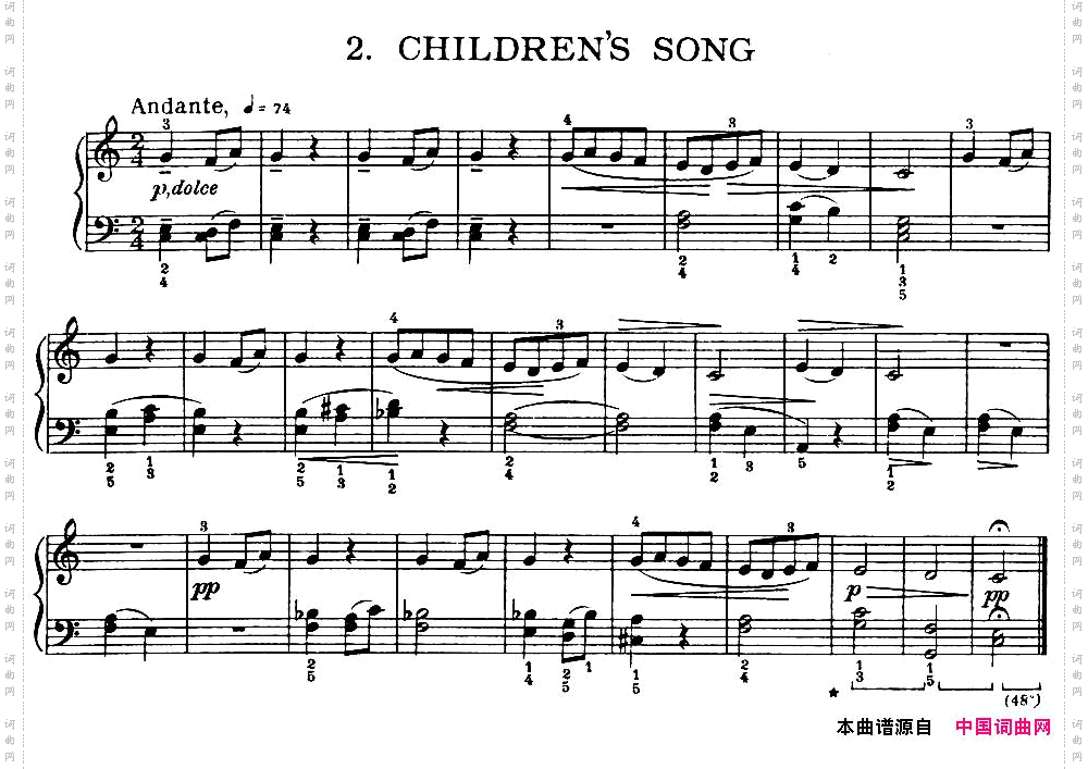 ForChildrenSz.42献给孩子们·2_For Children Sz.42献给孩子们·2