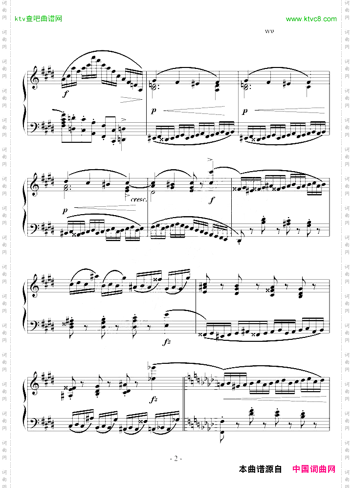 肖邦练习曲-EtudeOP.10NO.4
