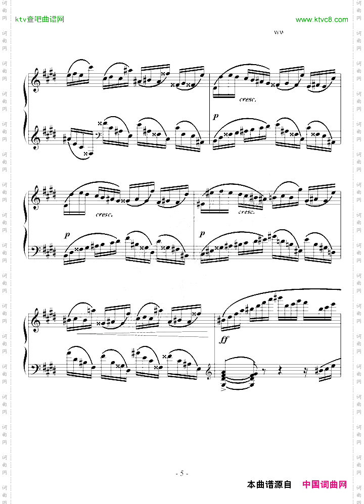 肖邦练习曲-EtudeOP.10NO.4