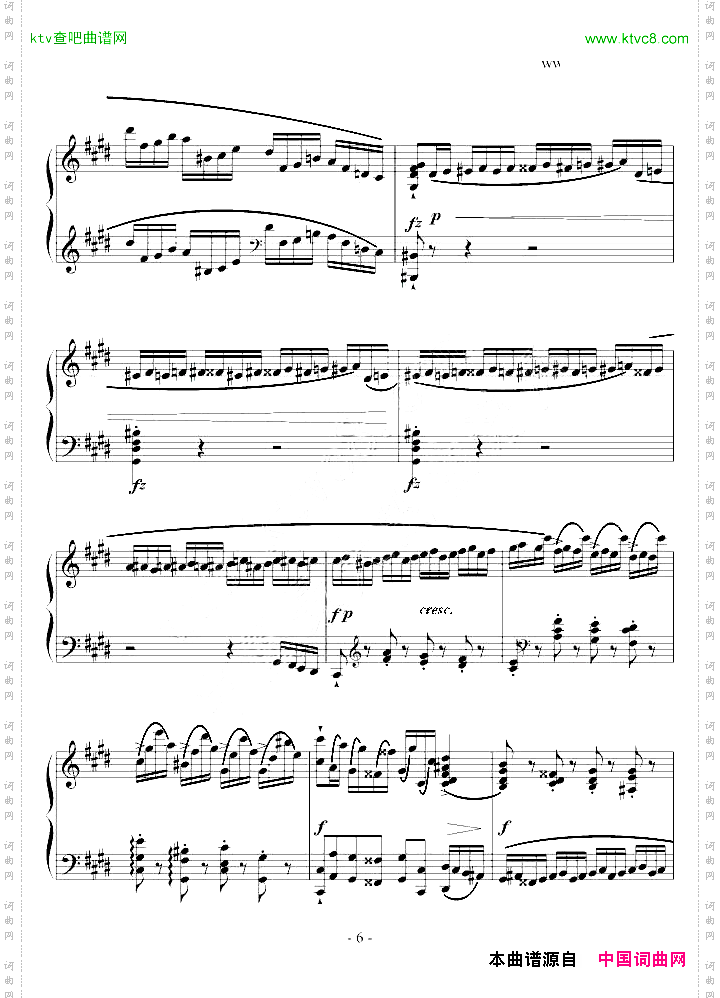 肖邦练习曲-EtudeOP.10NO.4