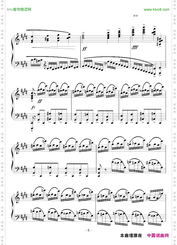 肖邦练习曲-EtudeOP.10NO.4
