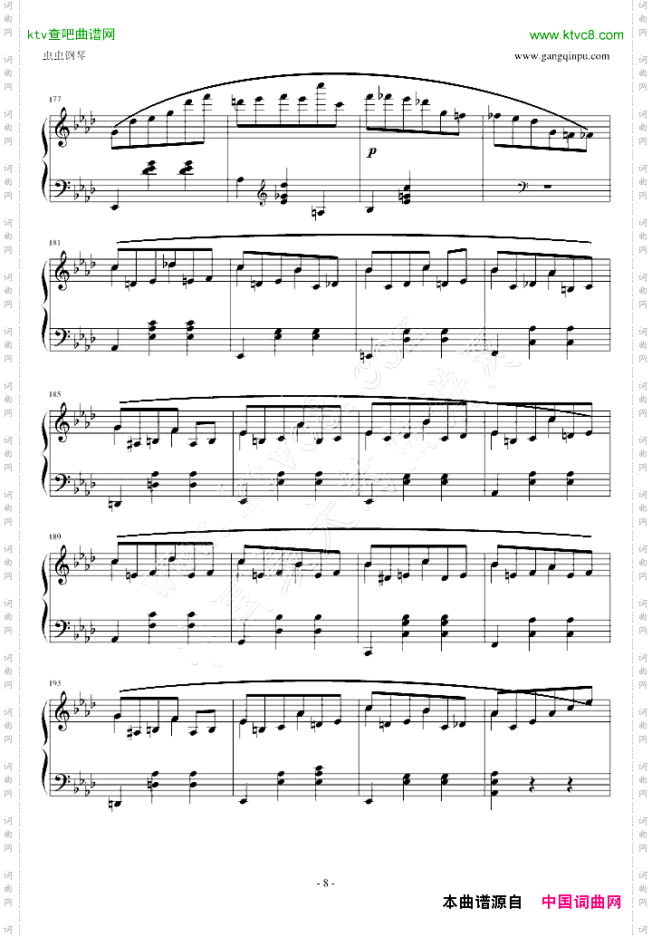 降A大调圆舞曲