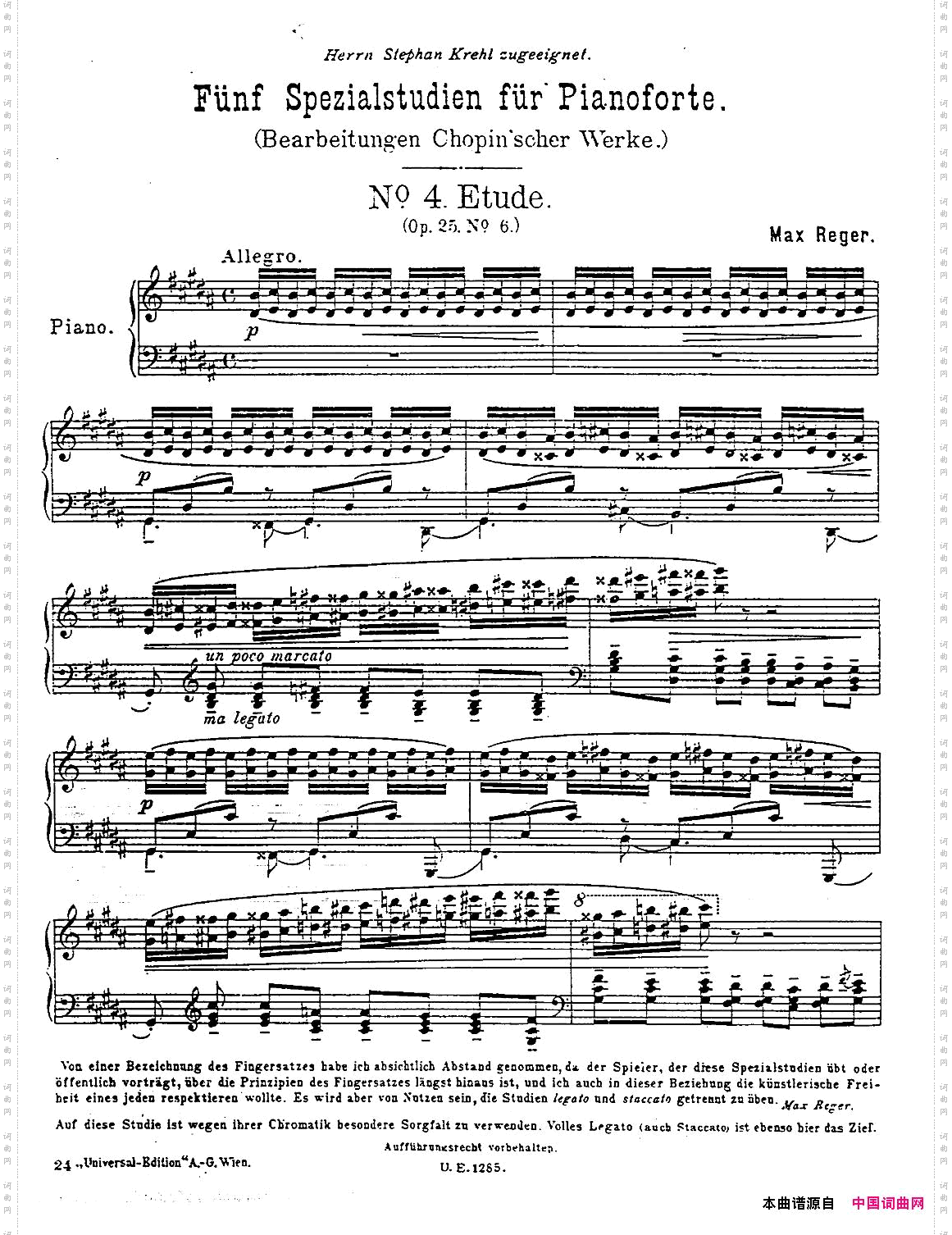FiveSpecialStudiesafterChopin5首肖邦练习曲·4_Five Special Studies after Chopin5首肖邦练习曲·4