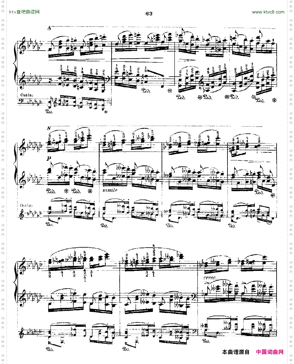 肖邦《练习曲》Fr.ChopinOp.25No9-1
