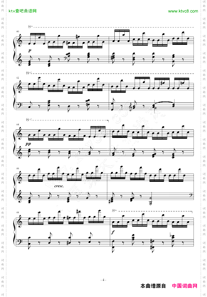 C大调练习曲-车尔尼Op740No7