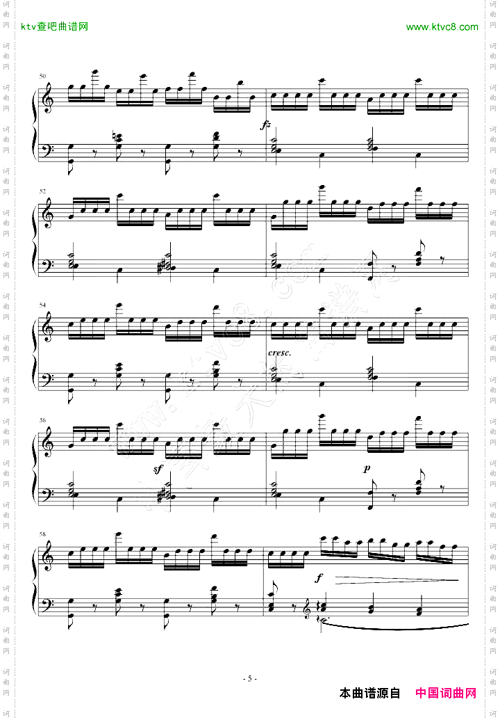 C大调练习曲-车尔尼Op740No7