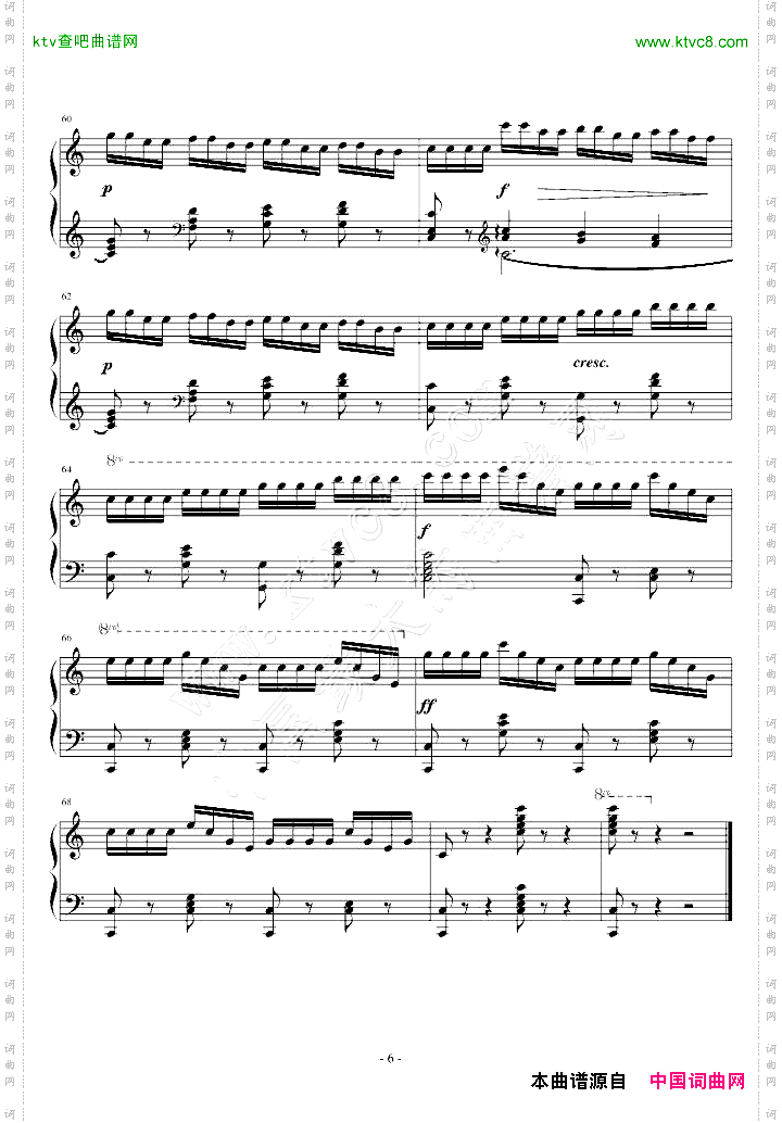 C大调练习曲-车尔尼Op740No7