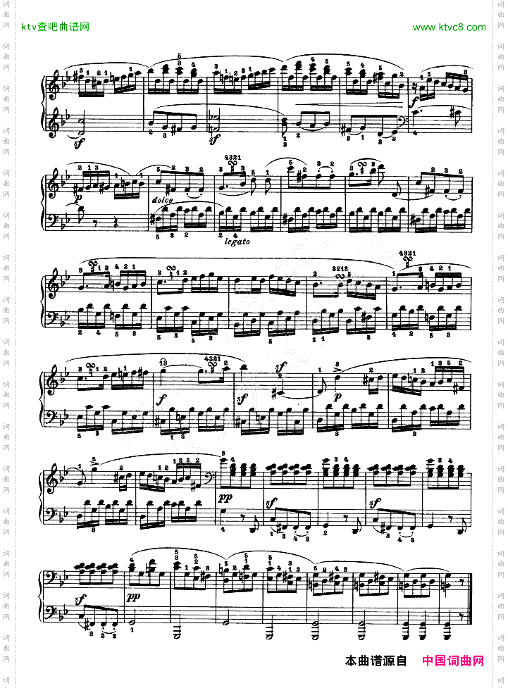 第十九钢琴奏鸣曲-Op.49No.1