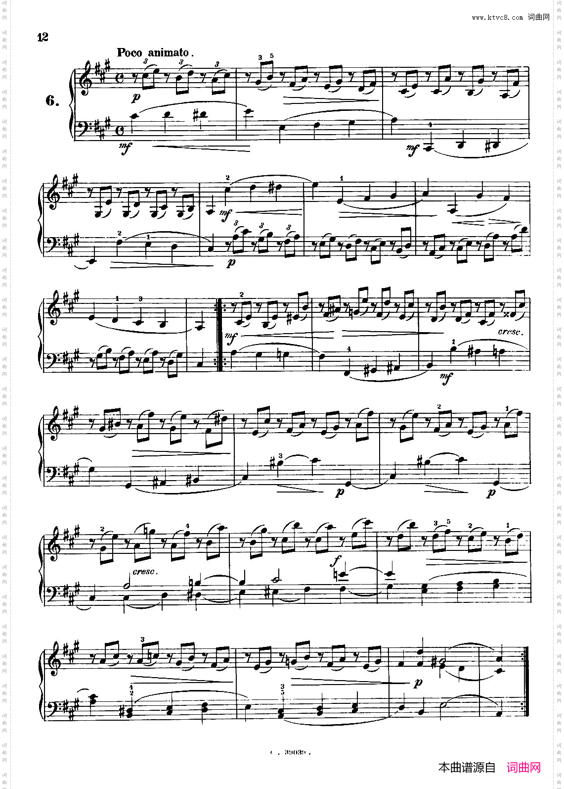 36EtudesRhythmiquesetMelodiquesOp.10536首节奏与旋律练习曲6—10_36 Etudes Rhythmiques et Melodiques Op.10536首节奏与旋律练习曲 6—10