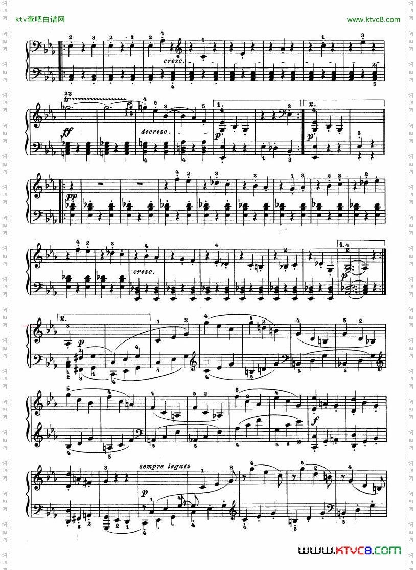 第十三钢琴奏鸣曲-Op.27No.1