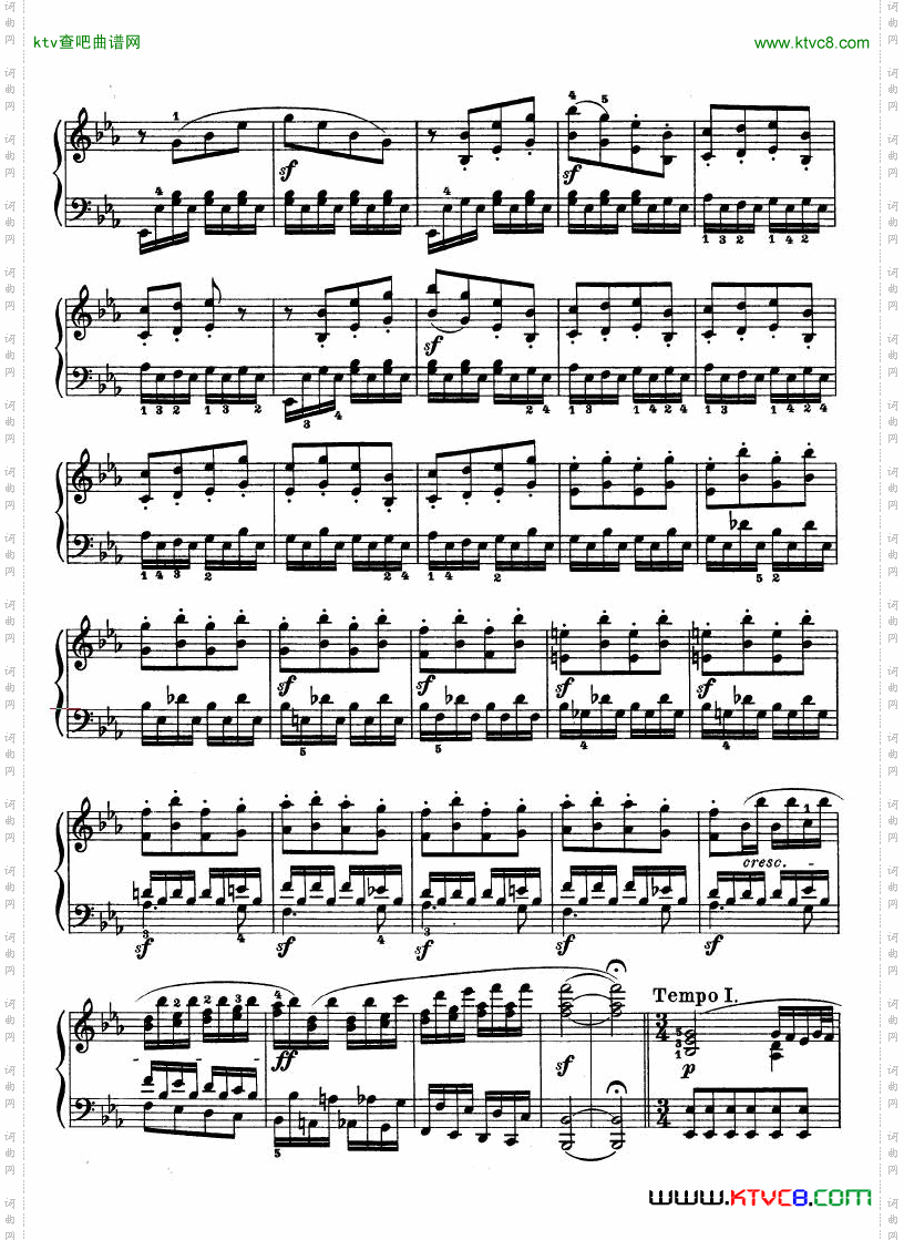 第十三钢琴奏鸣曲-Op.27No.1