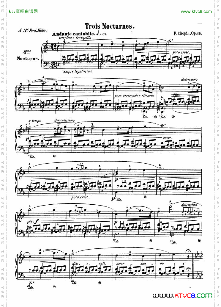 F大调夜曲作品15号-NocturneOp.15No.1