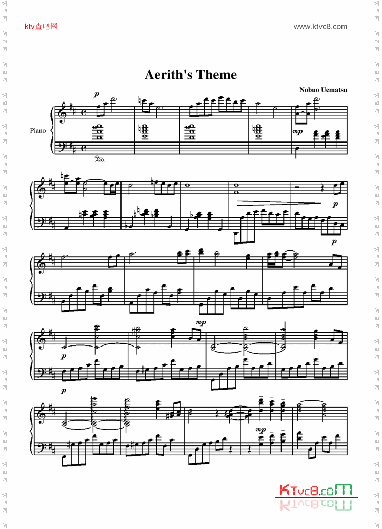 Aerith is Theme Piano Version