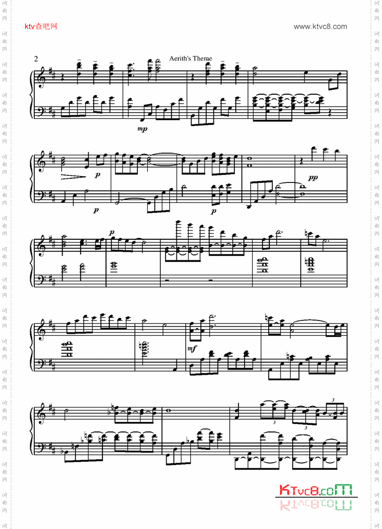 Aerith is Theme Piano Version