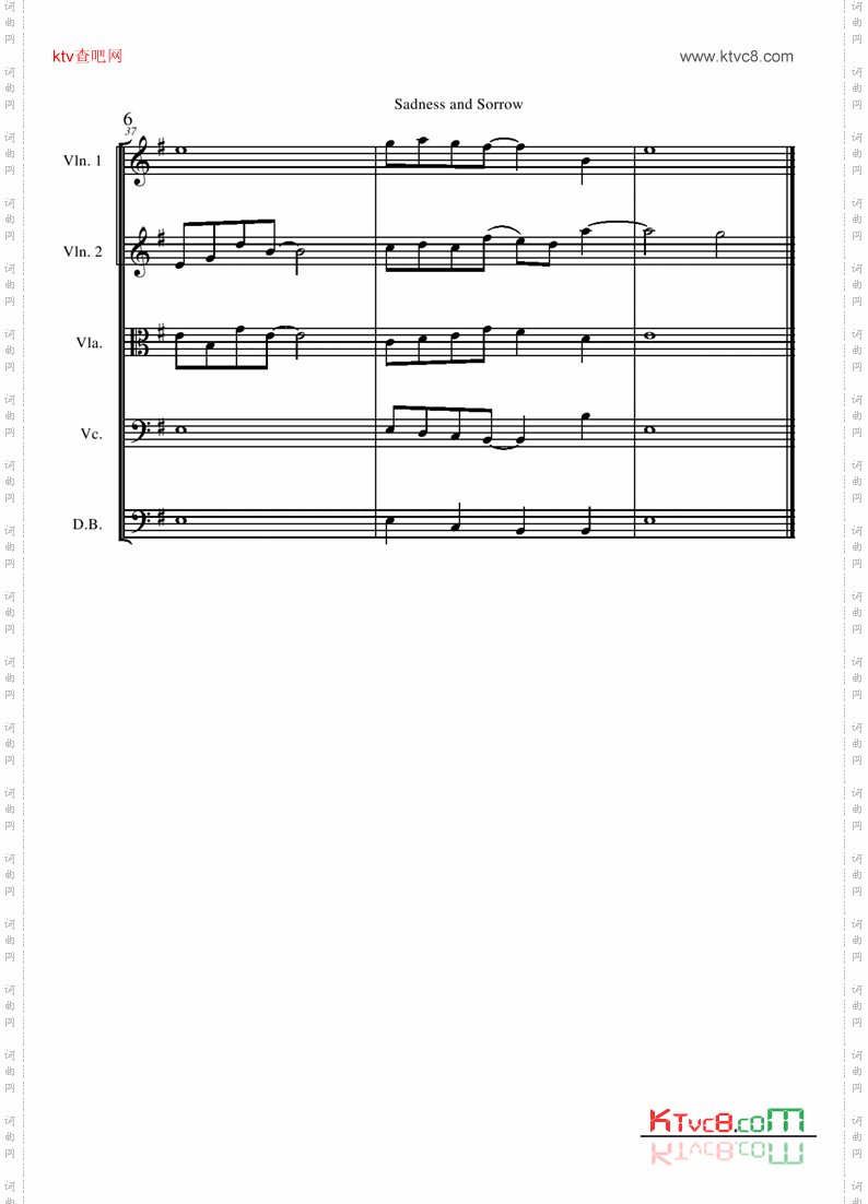 SadnessandSorrowscore