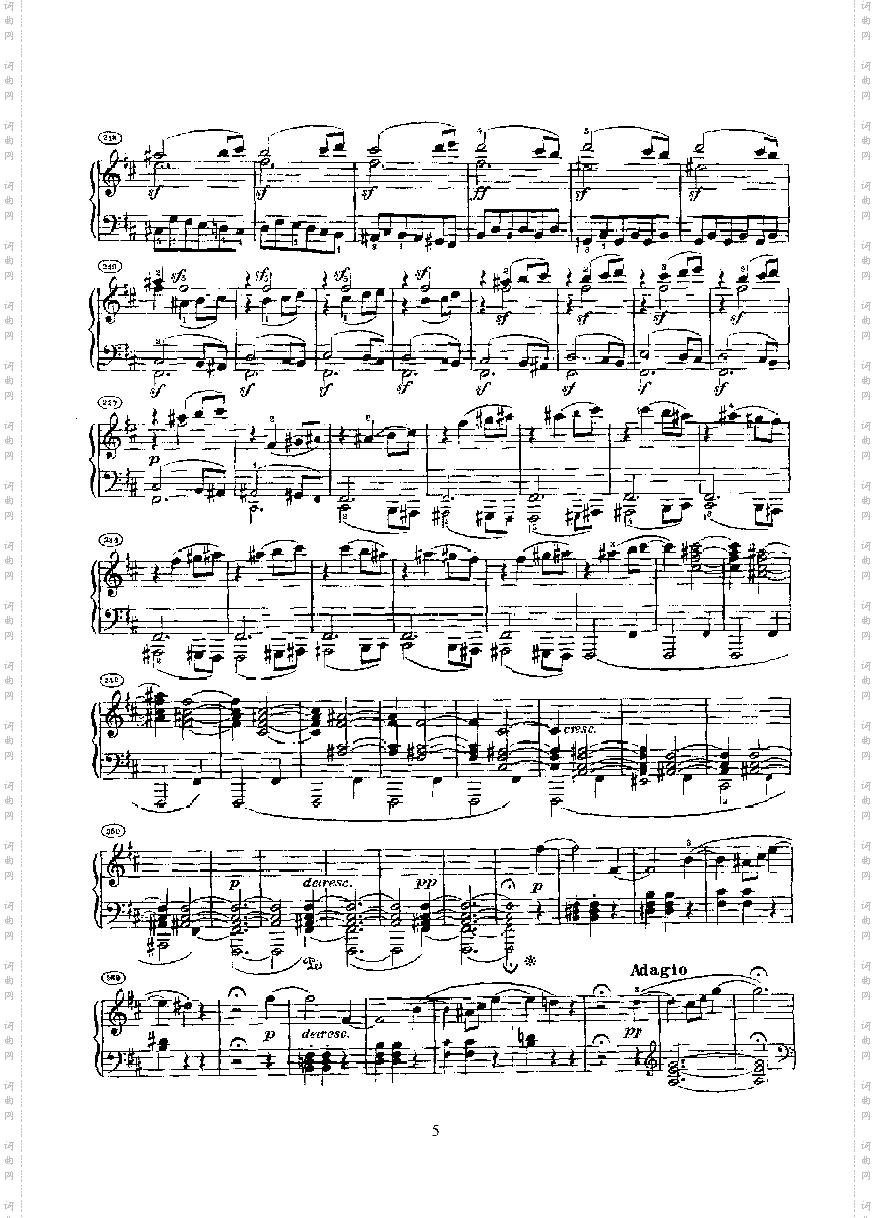 奏鸣曲Opus28键盘类钢琴