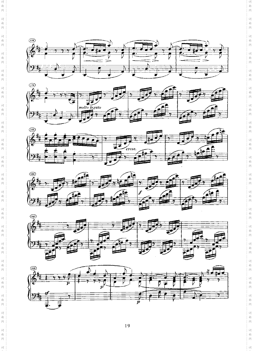 奏鸣曲Opus28键盘类钢琴
