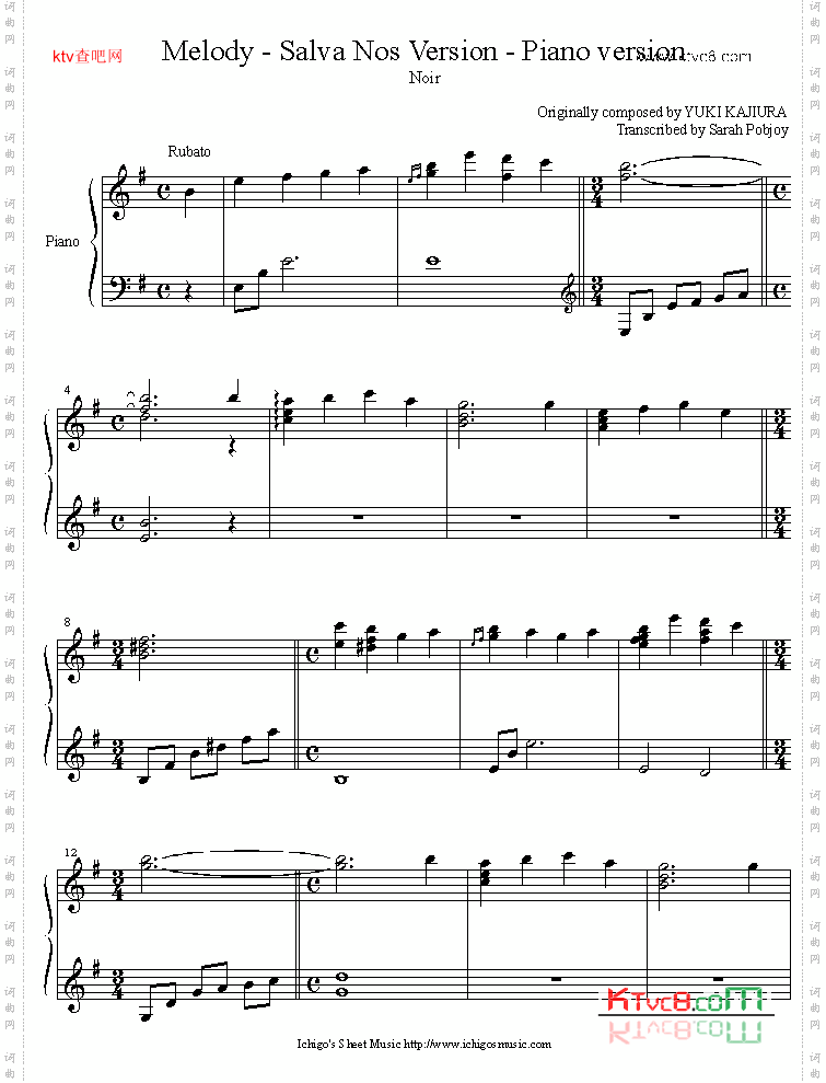 melody_salva_nos_version_piano_version