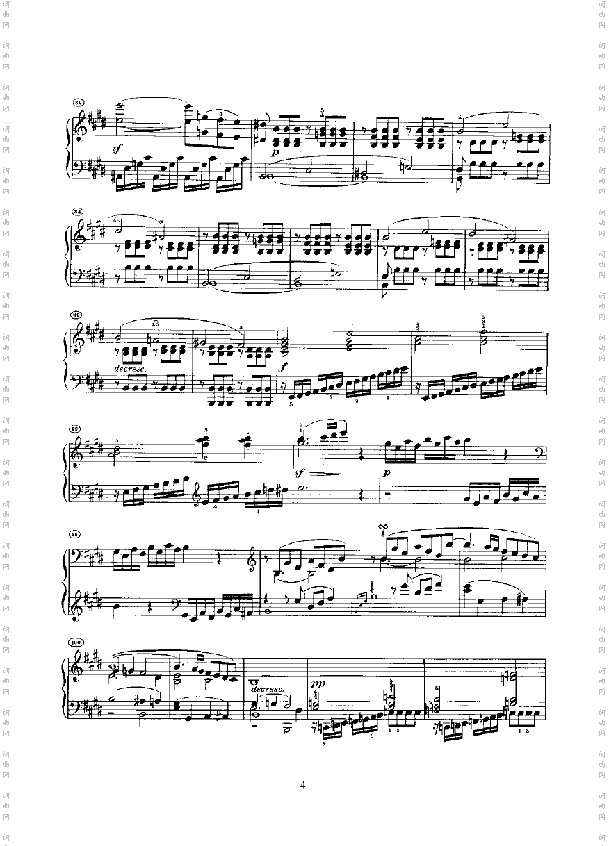 奏鸣曲Opus14Nr.1键盘类钢琴