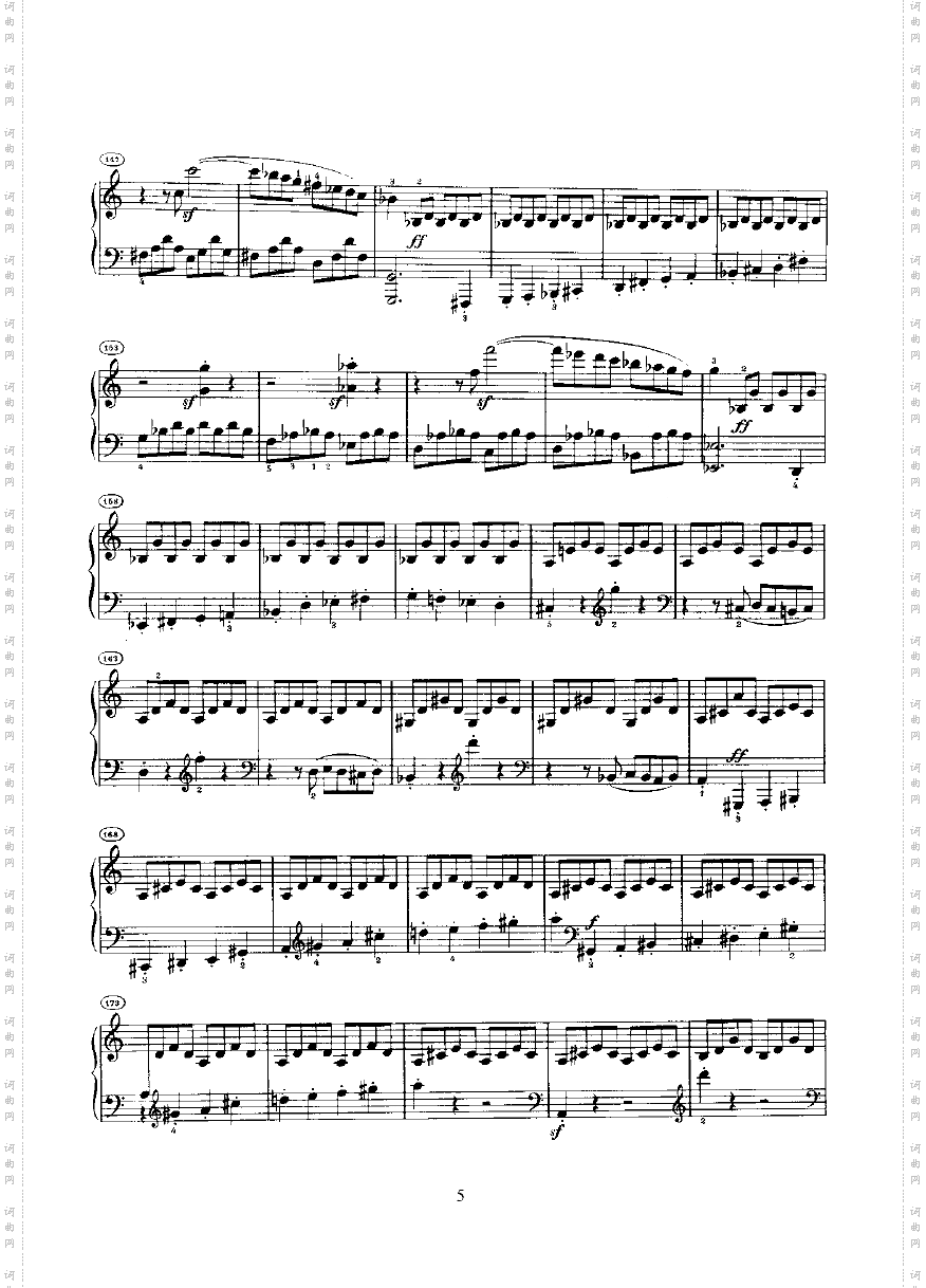 奏鸣曲Opus10Nr.3键盘类钢琴