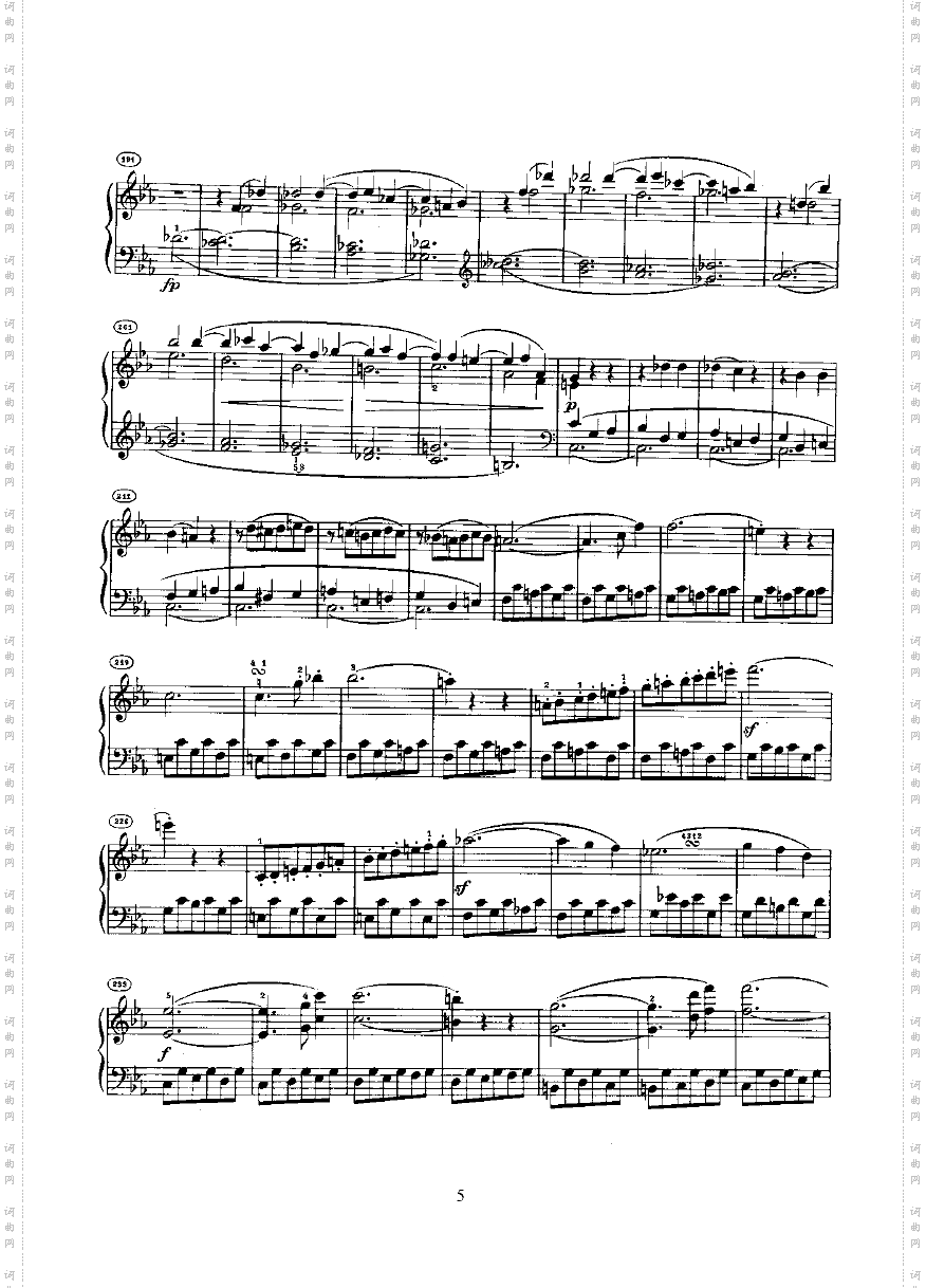 奏鸣曲Opus10Nr.1键盘类钢琴