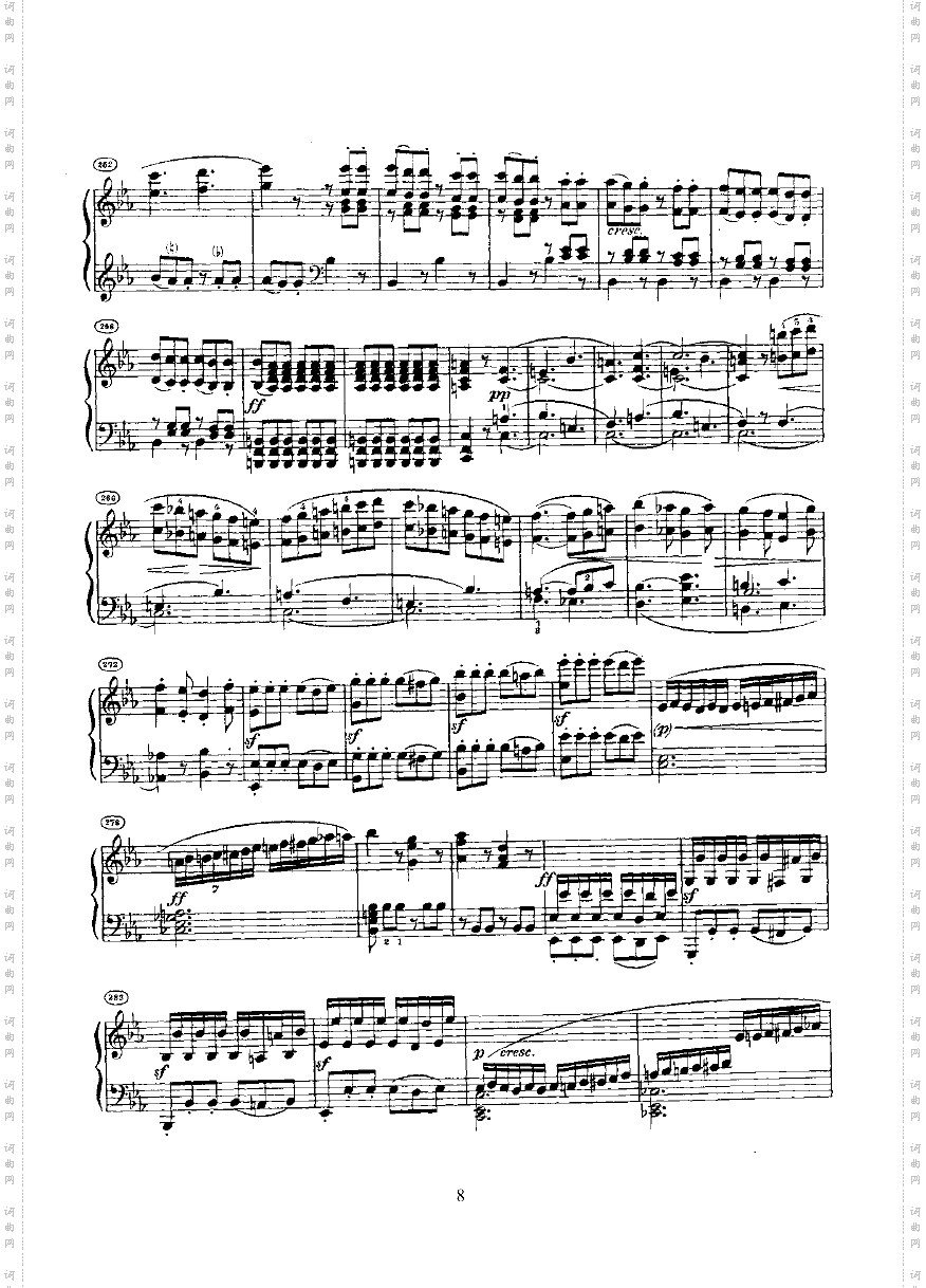 奏鸣曲Opus7键盘类钢琴