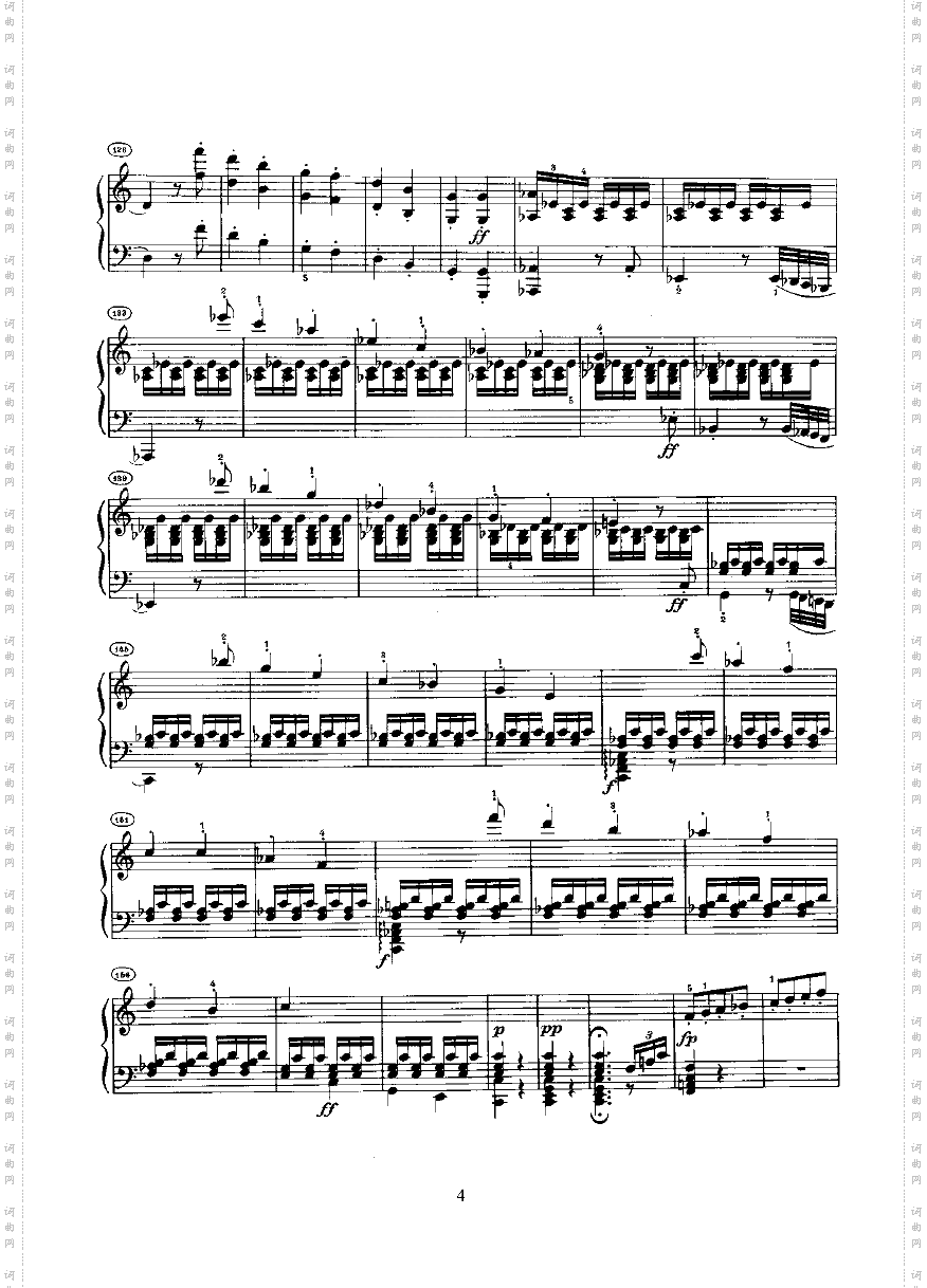 奏鸣曲Opus2Nr.2键盘类钢琴
