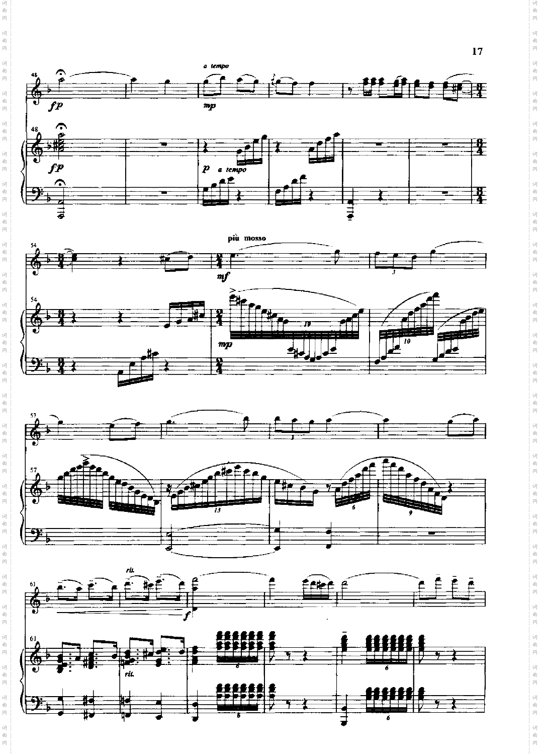 花儿为什么这样红钢伴弦乐类小提琴