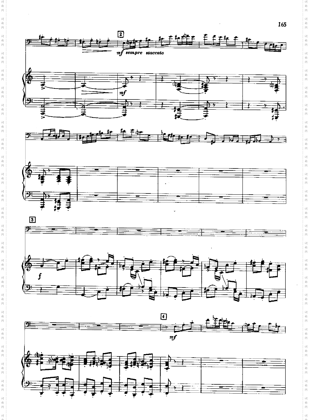 小协奏曲钢伴管乐类长号