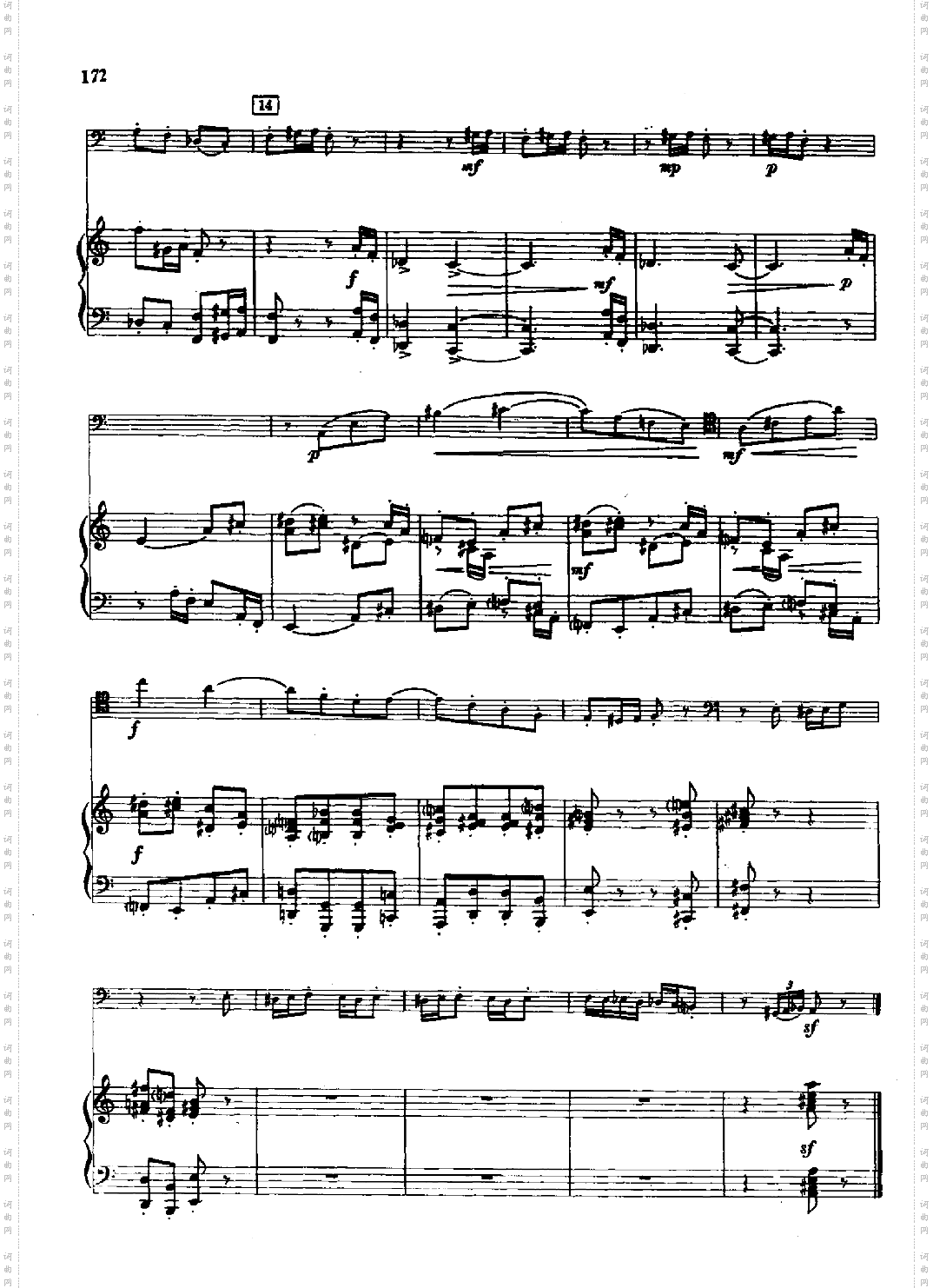 小协奏曲钢伴管乐类长号