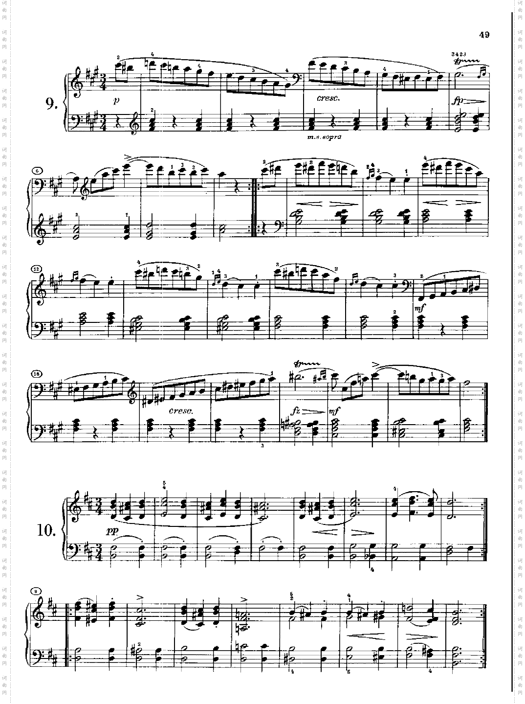 Opus18.D145 键盘类 钢琴