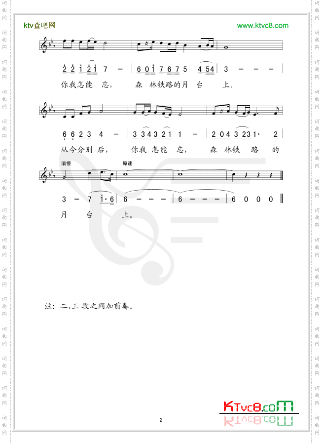 森林铁路的月台上