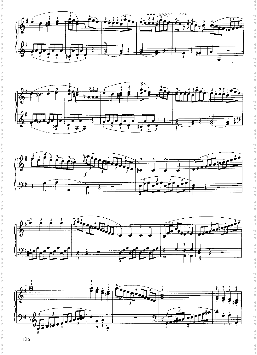 小奏鸣曲Op.49No.2键盘类钢琴