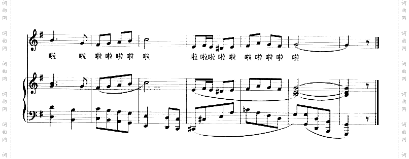 邮递马车－钢琴弹唱线谱[不同版本]