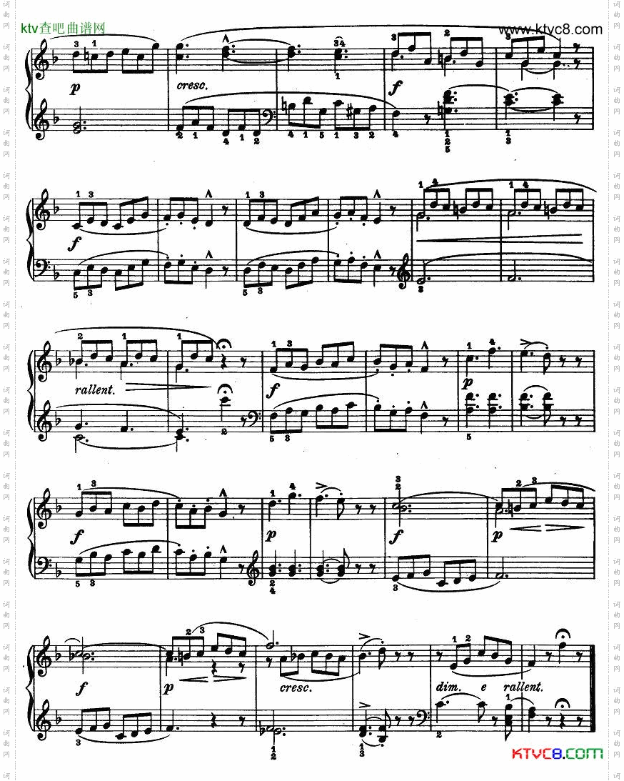 儿童钢琴进阶练习曲50首之19