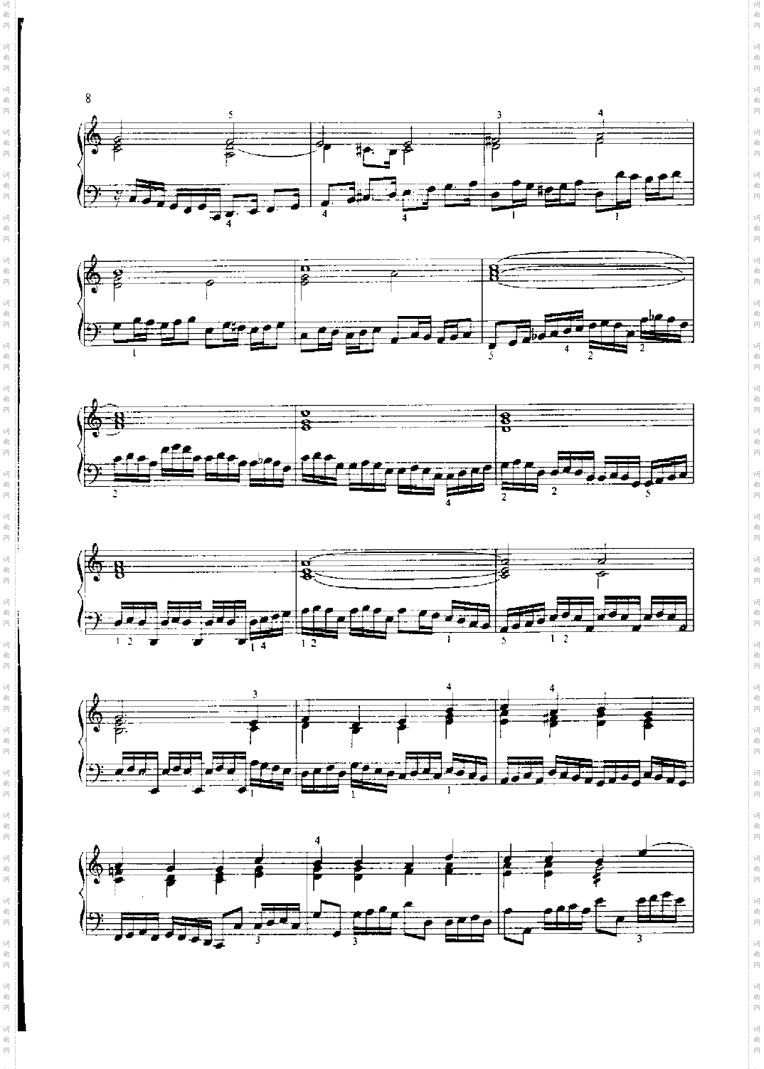 前奏曲托卡塔键盘类钢琴