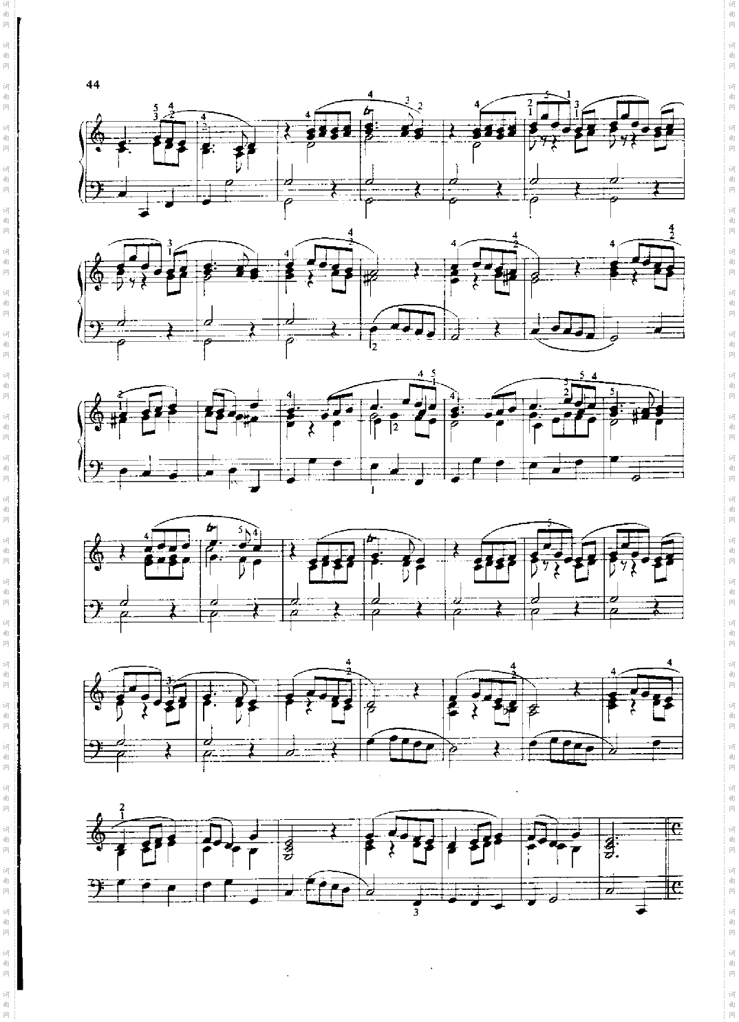 第一奏鸣曲键盘类钢琴